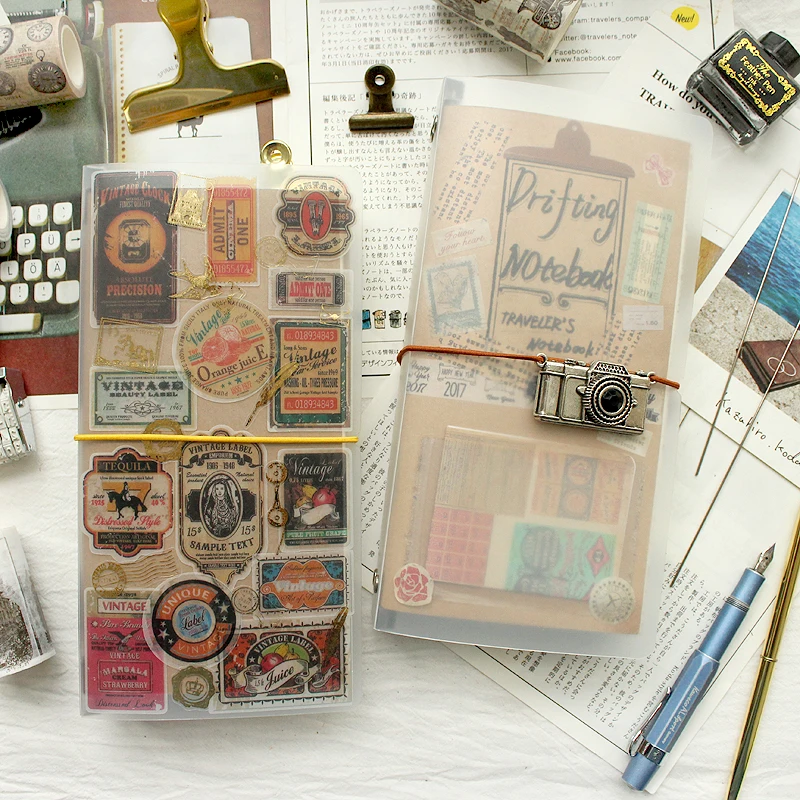 Sổ tay du lịch, sổ nhật ký, bộ - đánh giá và giá Vintage Leather Journal Notebook