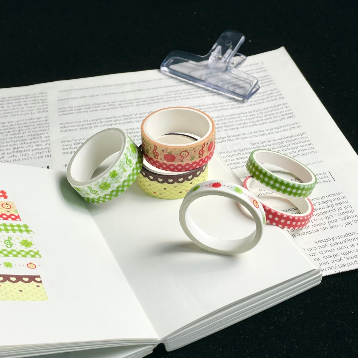 Retro Cartoon Washi Tape Apple - đánh giá và giá Blank Sheet Music Notebook