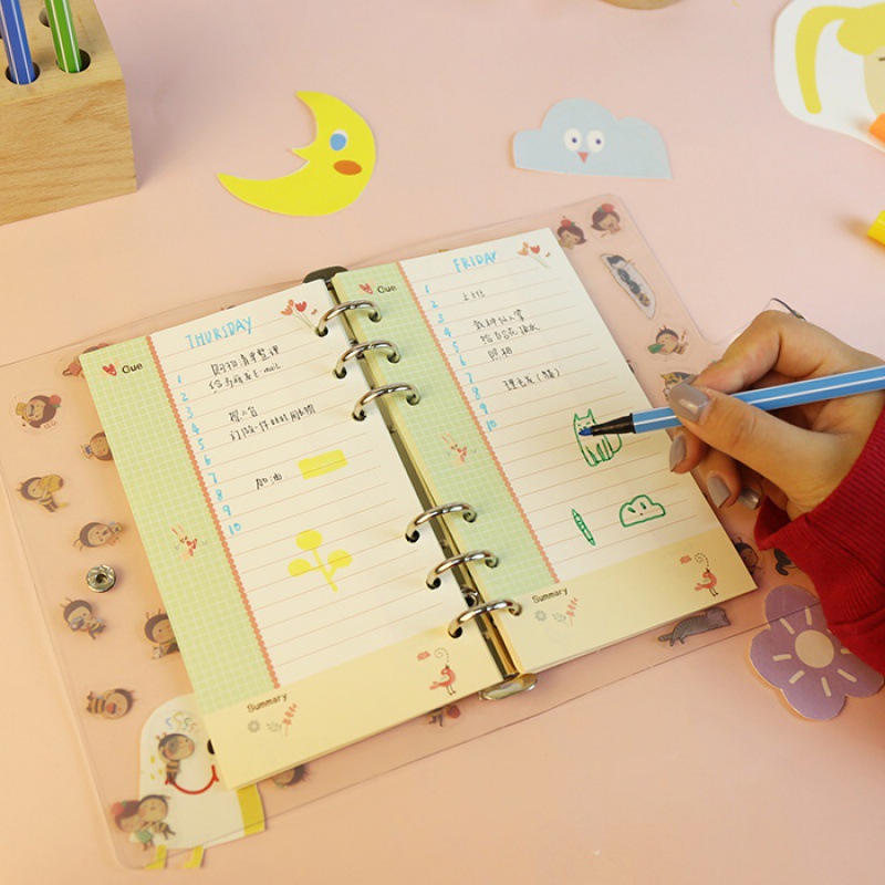 2026 Sổ tay rời A5 A6 nhiều mà - đánh giá và giá A5 Spiral Dotted Grid Notebook