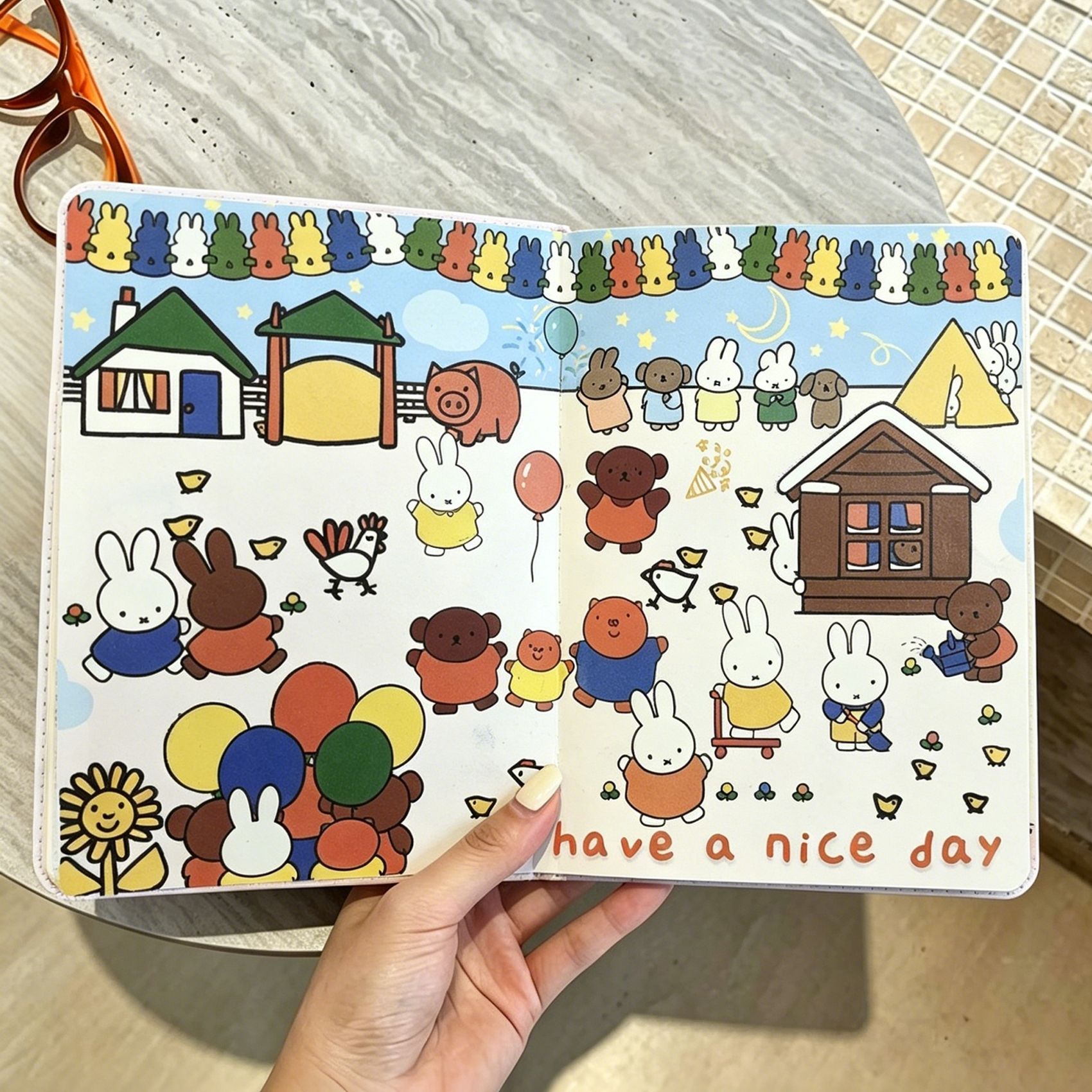Cute Kawaii Miffy B6 Cartoon I - đánh giá và giá Stationery Books