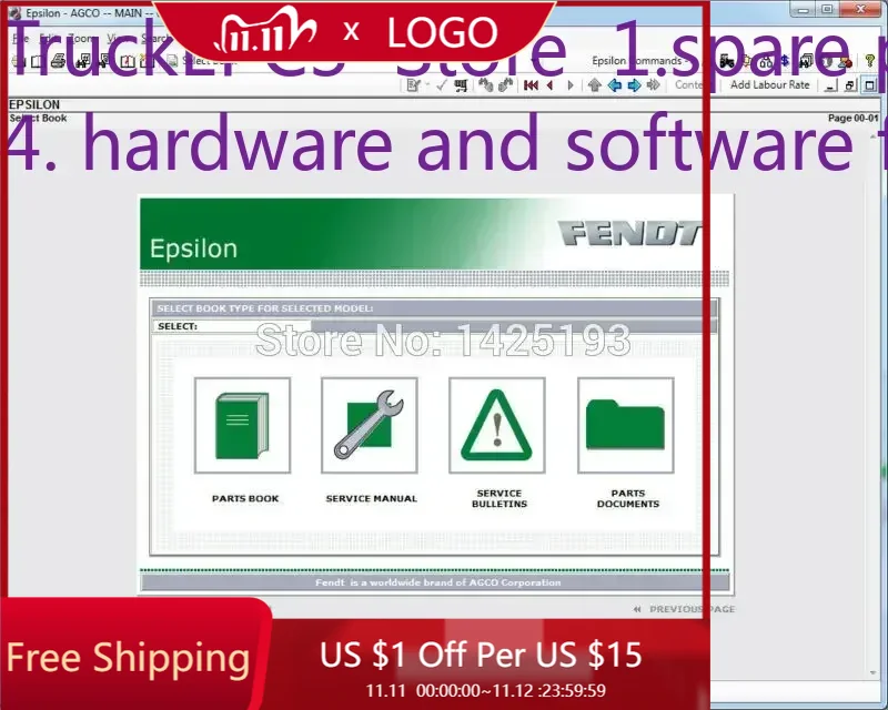 TruckEPC3 FENDT Spare Parts Bo - đánh giá và giá Books