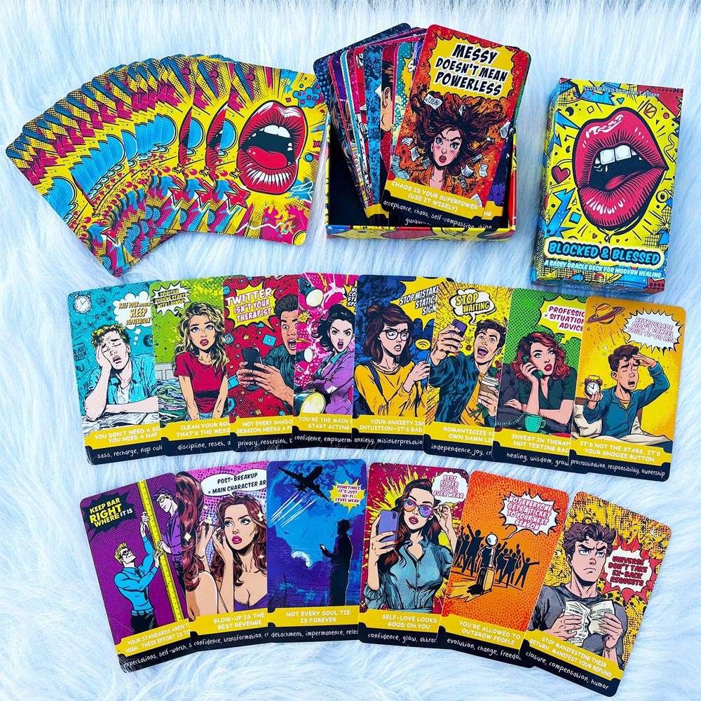 54 Card Deck, 13x8cm Size, BLO - đánh giá và giá Tarot Deck With Guidebook