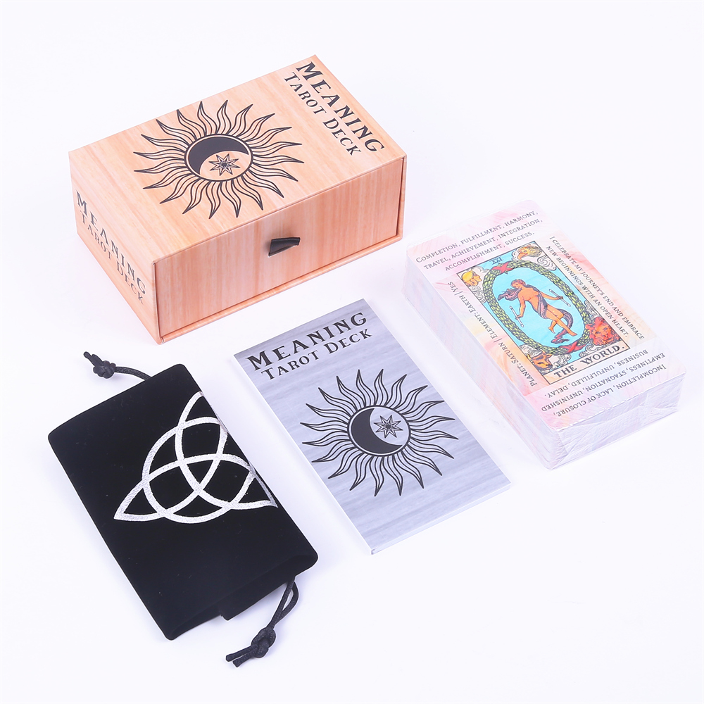 12*7cm Meaning Tarot Deck In S - đánh giá và giá Tarot Deck With Guidebook