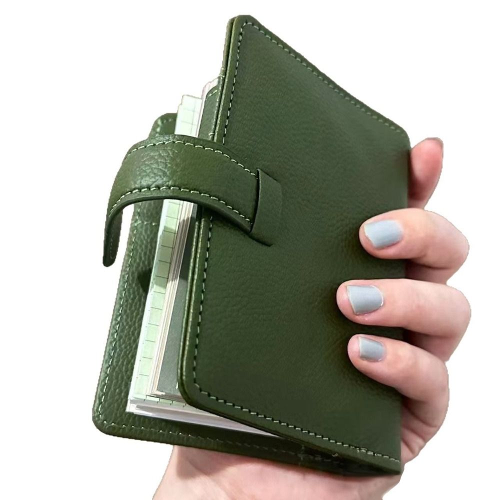 New M5 Green Leather Notebooks - đánh giá và giá Vintage Leather Journal Notebook
